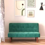 Haodirect Modern Double Upholstered Convertible Small Sofa Bed, Multifunctional Leisure Sofa Bed with Wooden Legs - AliExpress 1503