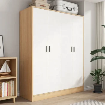 Small Wardrobe Household Bedroom Wooden Cabinet Simple Assembly Wardrobe Strong Durable Rental Room - AliExpress 1503